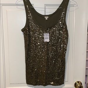 NWT Sequin J.CREW Top